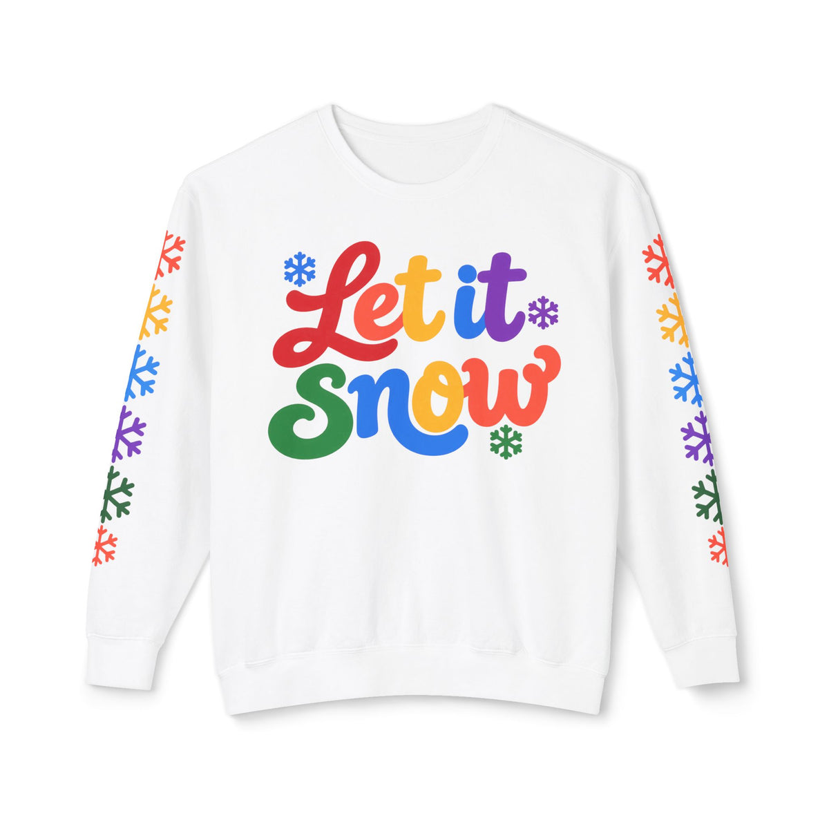 Let It Snow Snowflake Sweatshirt