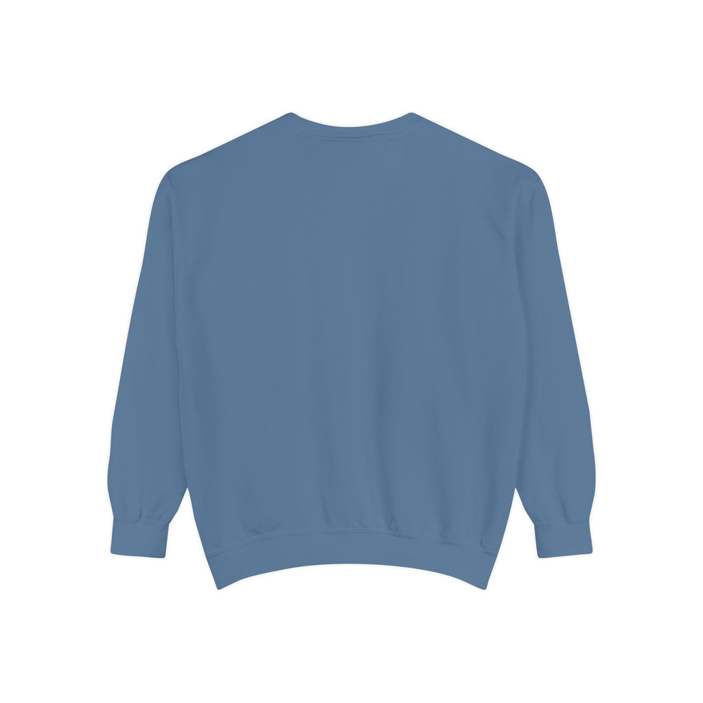 Floral Vintage Peony Sweatshirt, Green, Blue and Crimson