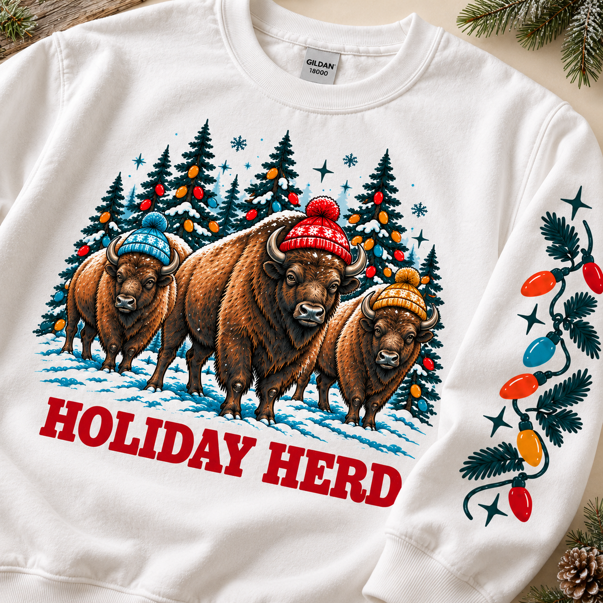 Holiday Herd Crewneck Sweatshirt
