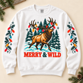 Merry & Wild Christmas Crewneck Sweatshirt