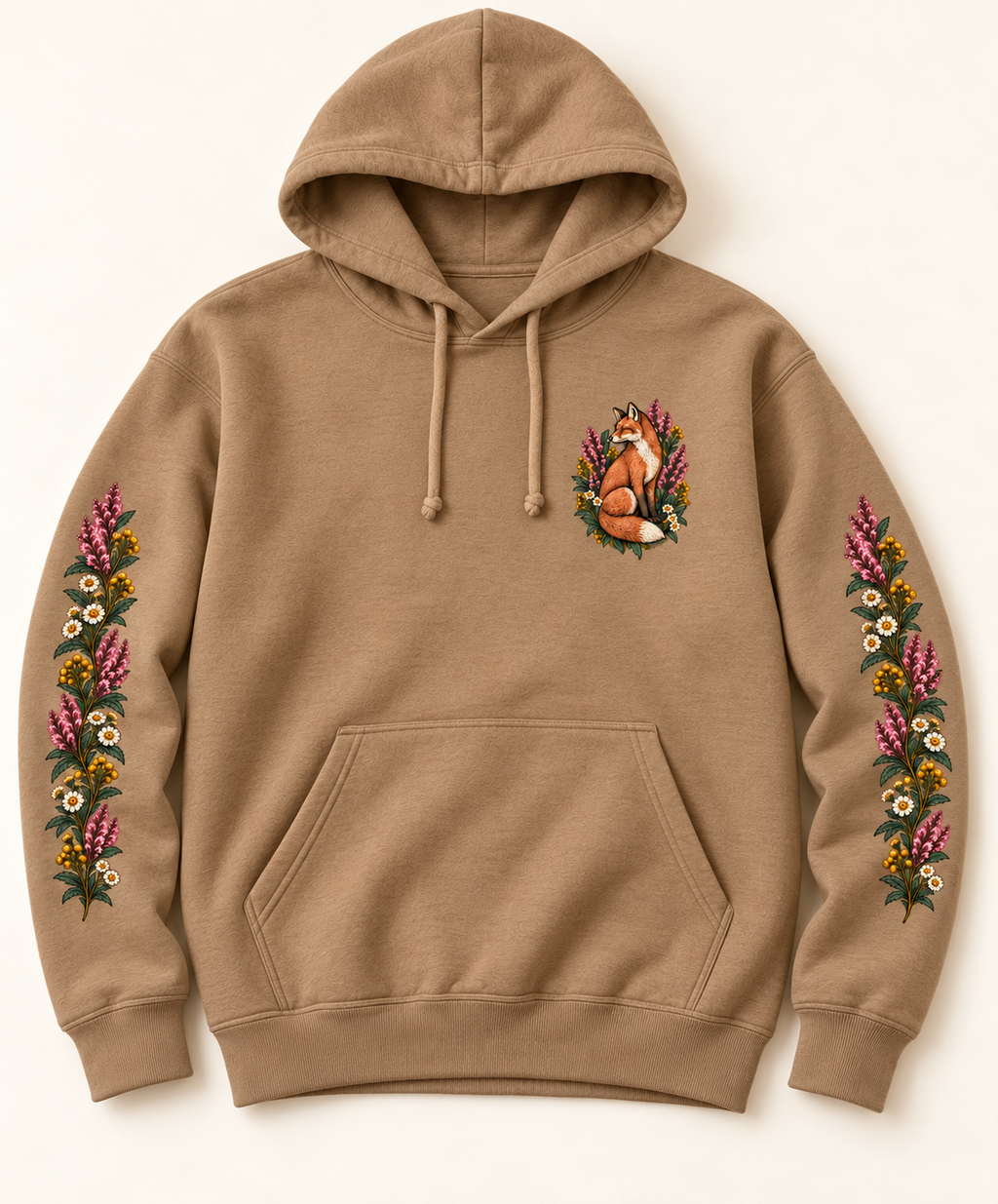 Fox & Botanical Nature Hoodie