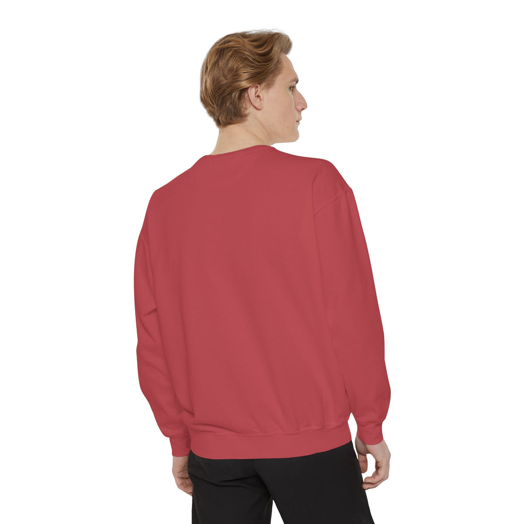 Floral Vintage Peony Sweatshirt, Green, Blue and Crimson