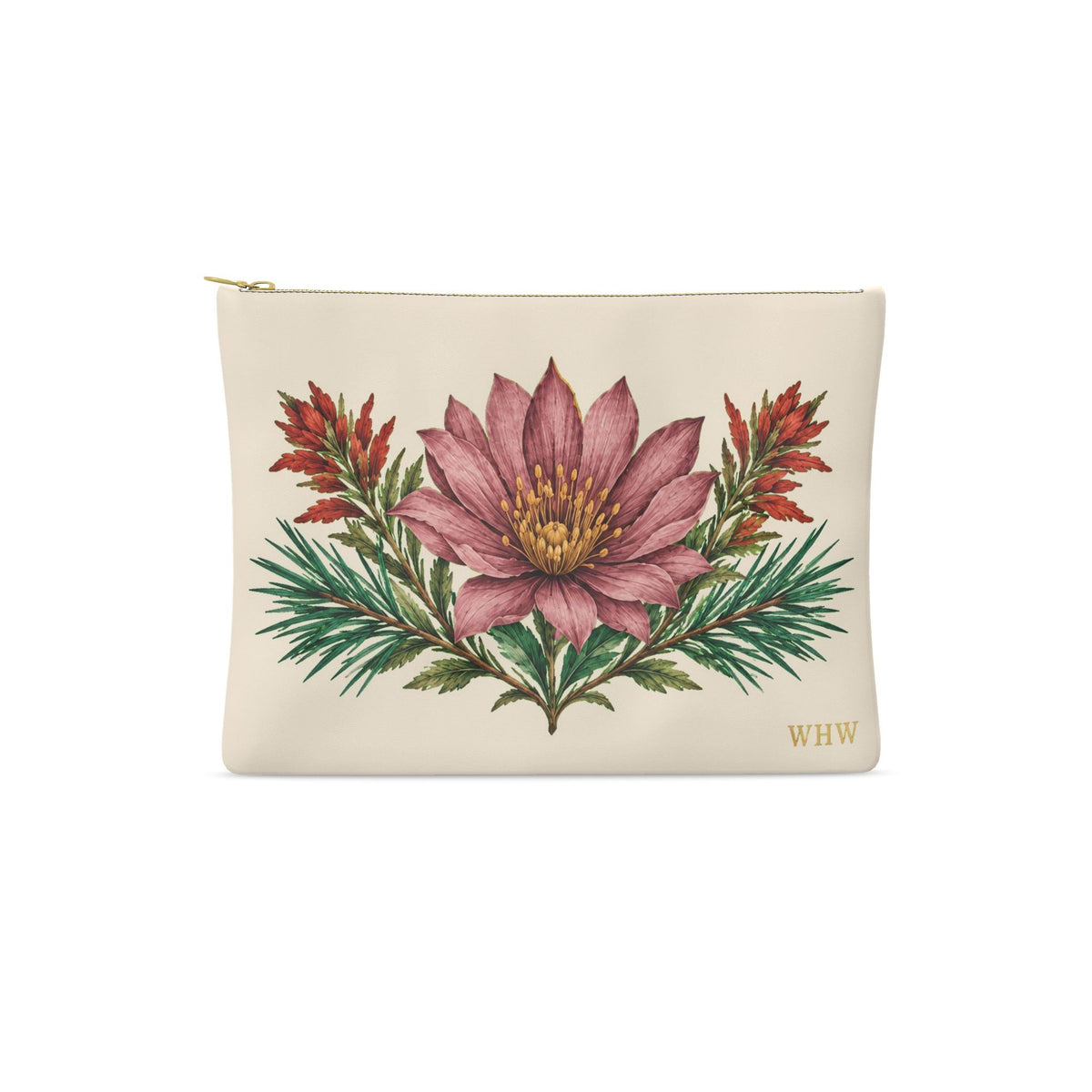 Bitterroot High Meadow Leather Clutch Bag
