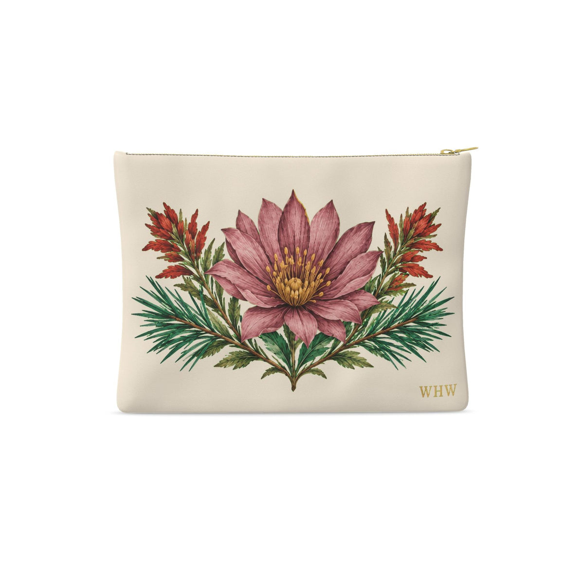 Bitterroot High Meadow Leather Clutch Bag