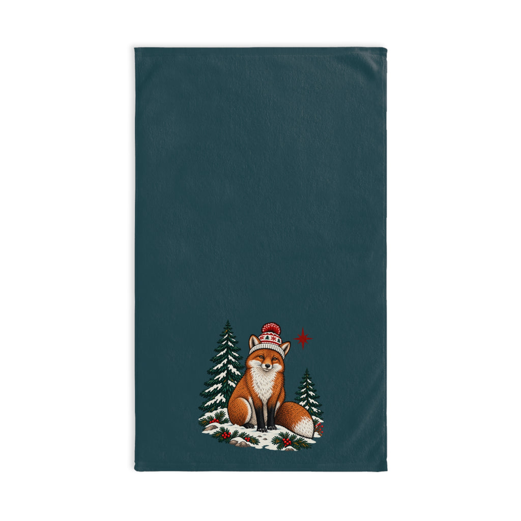 Fox Holiday Hand Towel