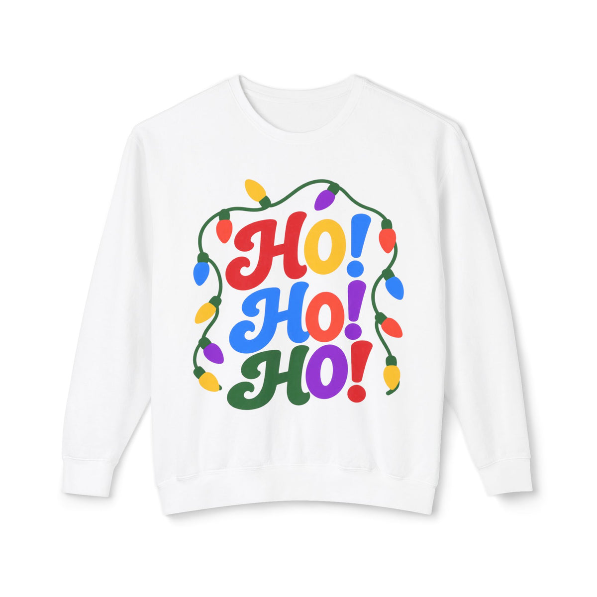 Ho Ho Ho Christmas Holiday Crewneck Sweatshirt