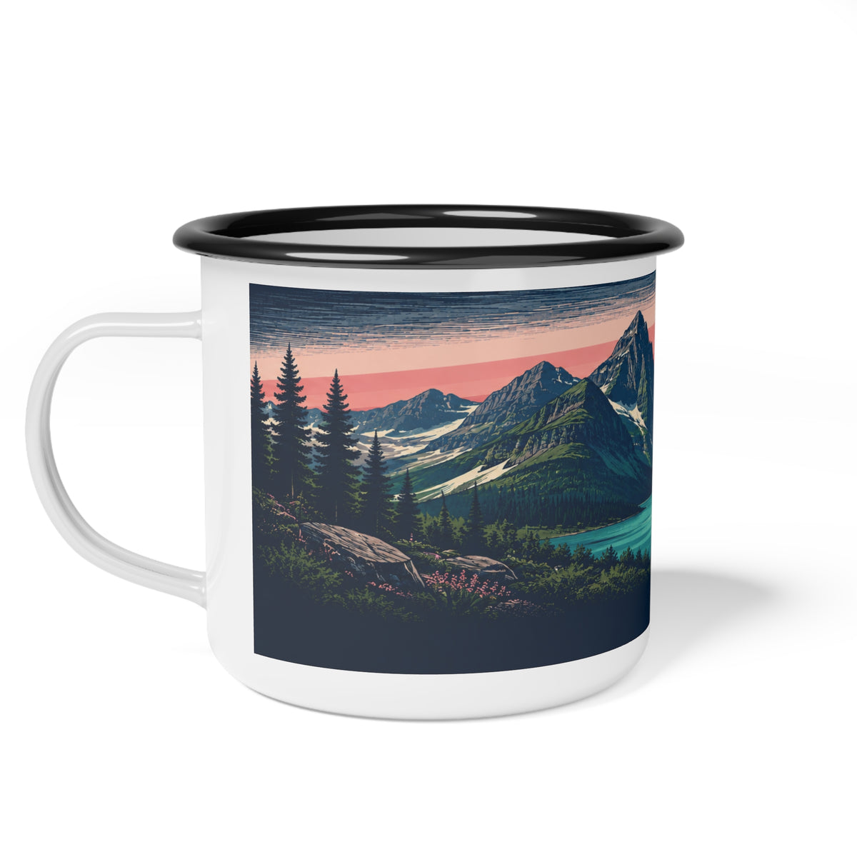 Glacier Scenic Mug for Camping & Outdoors