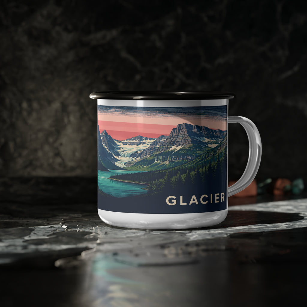 Glacier Scenic Mug for Camping & Outdoors
