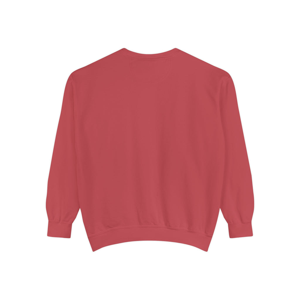 Floral Vintage Peony Sweatshirt, Green, Blue and Crimson