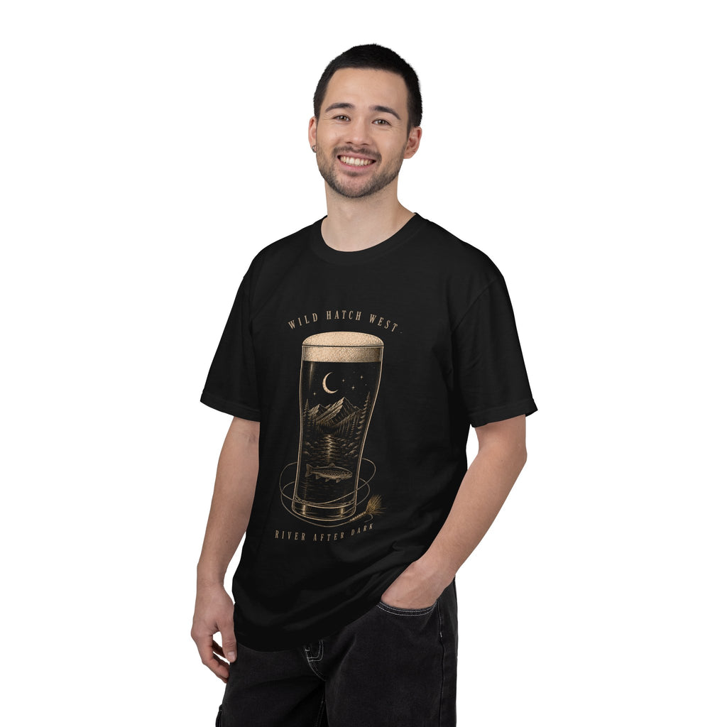 River After Dark — Moonlit Mountain Pint Tee