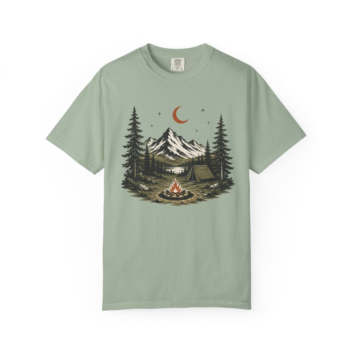 Mountain Campfire Camping Tee