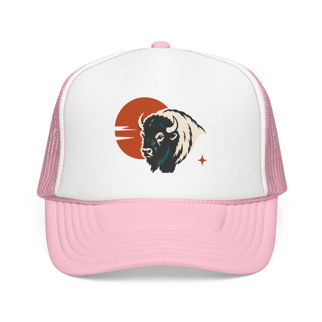 Buffalo Sunset Foam Trucker Hat