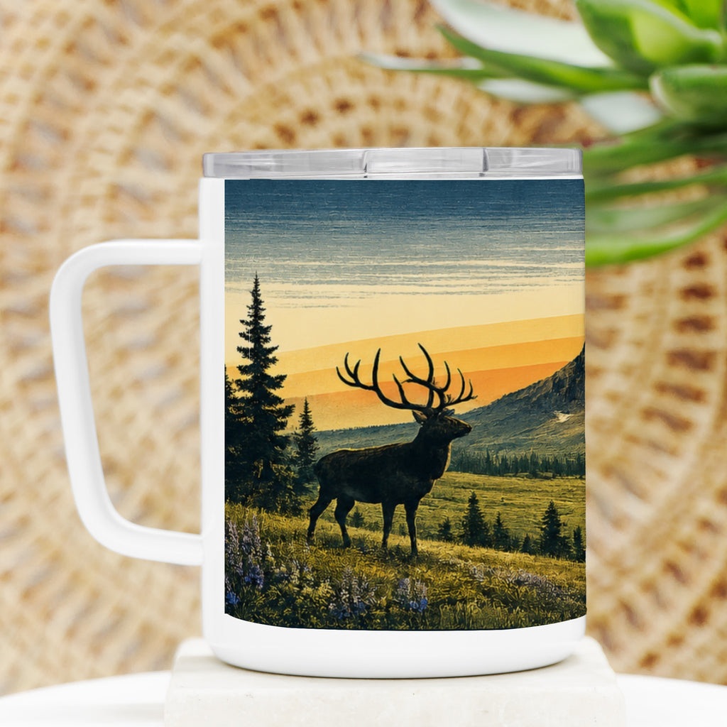 Elk Travel Mug w/ Lid 10 oz.