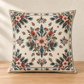 High Meadow Designer Pillow, Bone