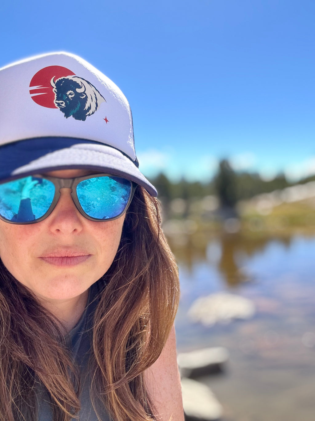 Buffalo Sunset Foam Trucker Hat