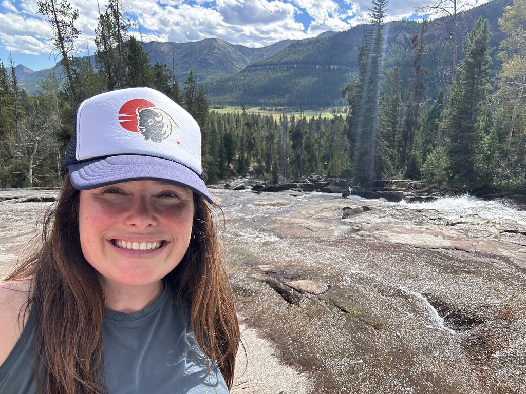 Buffalo Sunset Foam Trucker Hat