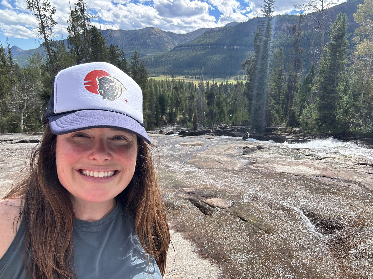 Buffalo Sunset Foam Trucker Hat