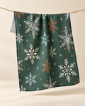 Holiday Snowflake Microfiber Tea Towel