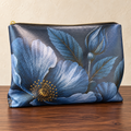 Indigo Meadow Clutch Purse