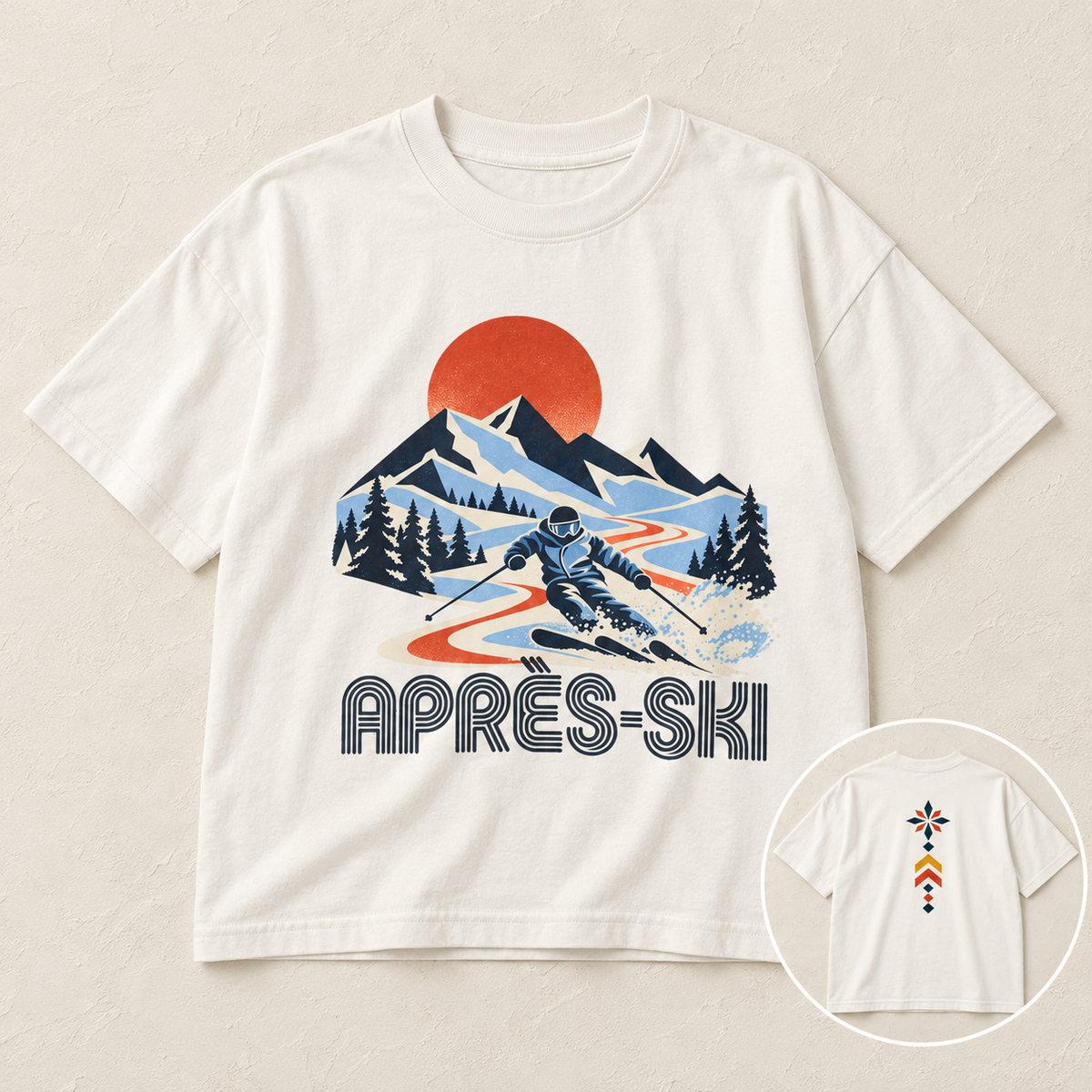 apres flat product mock-up