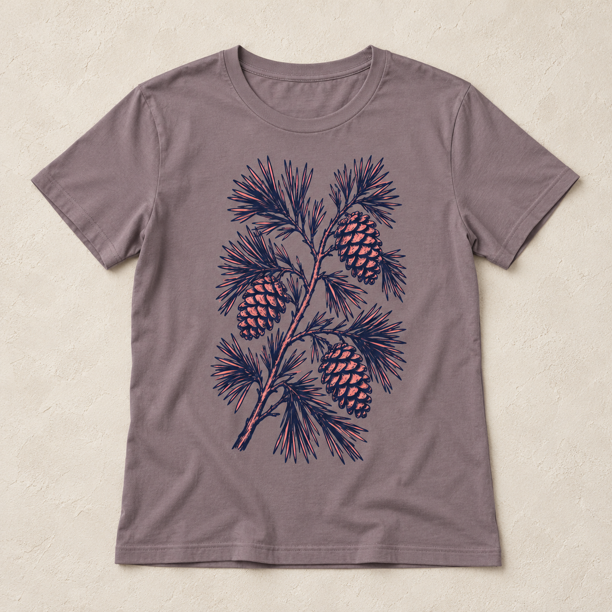 pinecone flat product mock-up