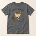 Wildlings Night Glider flying squirrel youth tee flat lay