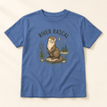 Wildlings River Rascal otter youth tee flat lay